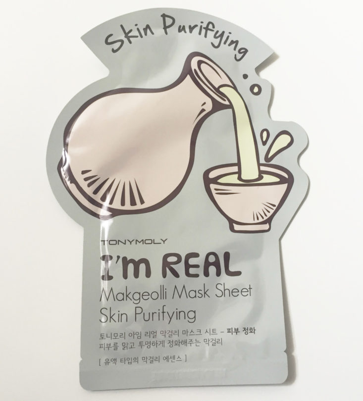 Tony Moly I’m Real Makgeoli Mask Sheet 
