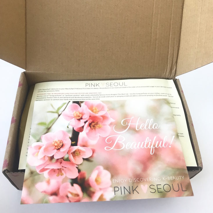 open Pink Seoul Plus box