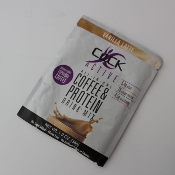 Click Active All-in-One Coffee and Protein Drink Mix 