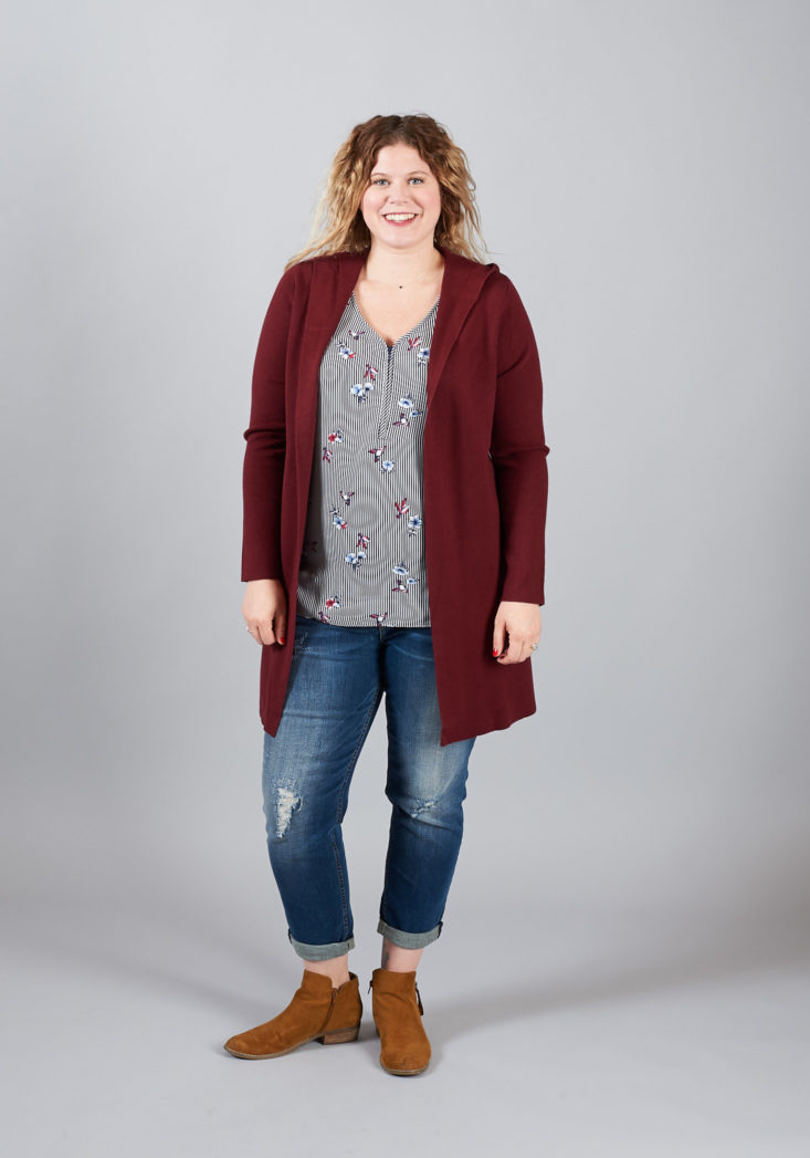 Stitch Fix Maternity April 2018 cardigan