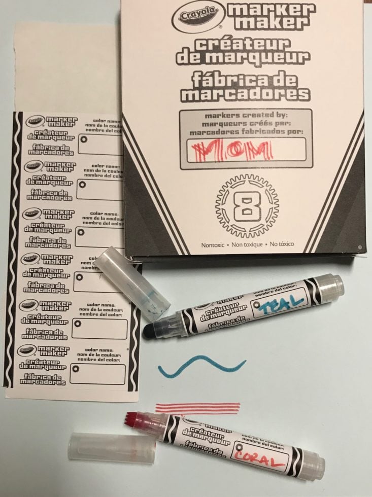 Target Arts _ Crafts Kit Subscription for Kids Review- April 2018- 34) Markers Done