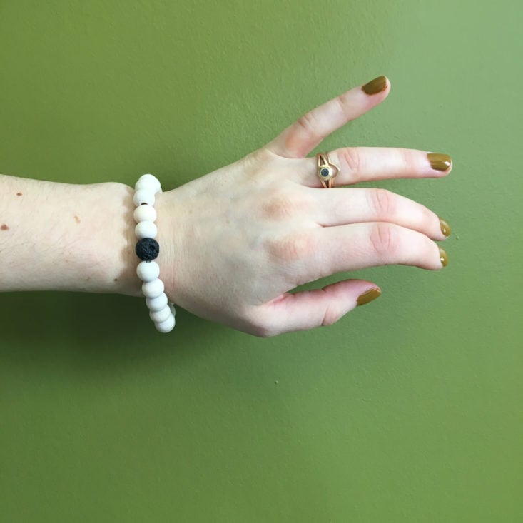 Therabox March 2018 Diffuser Bracelet