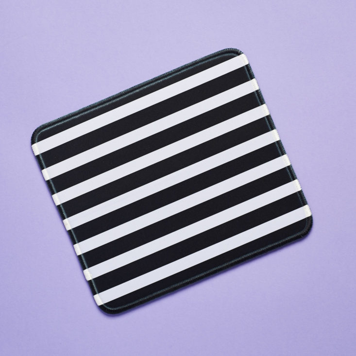 black and white stylish mousepad