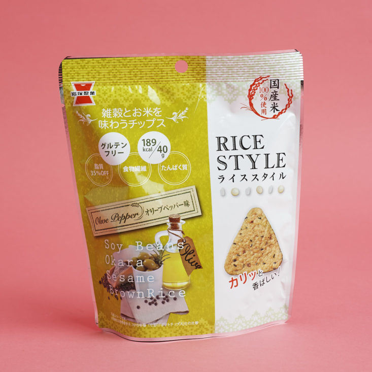 RICE STYLE Olive Pepper chips