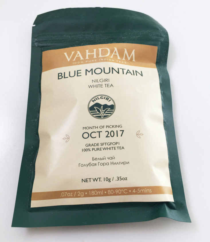 Blue Mountain White Tea, .35 oz