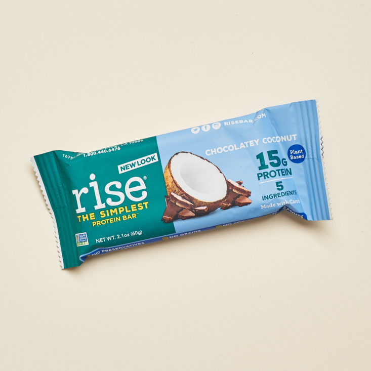 yogi surprise april 2018 wellness subscription box coconut rise bar