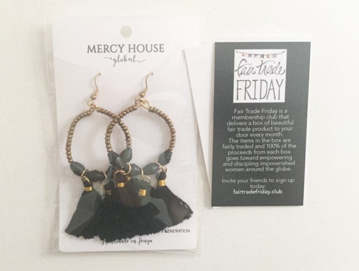 fair trade friday earring of the month march 2018 review