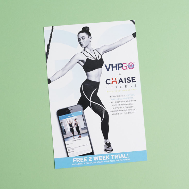 VHPGo & Chaise Fitness 2 Week Trial Coupon
