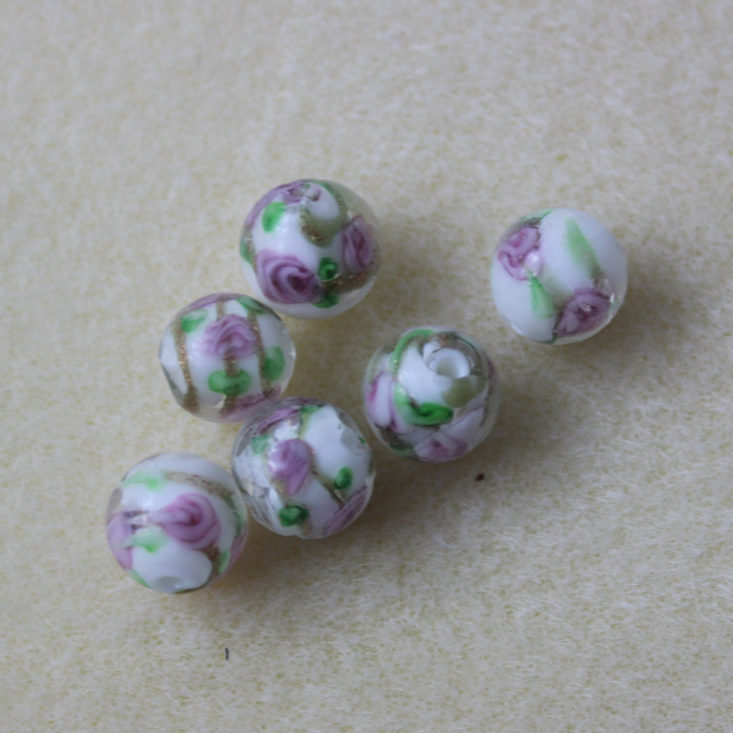 Floral Rounds beads