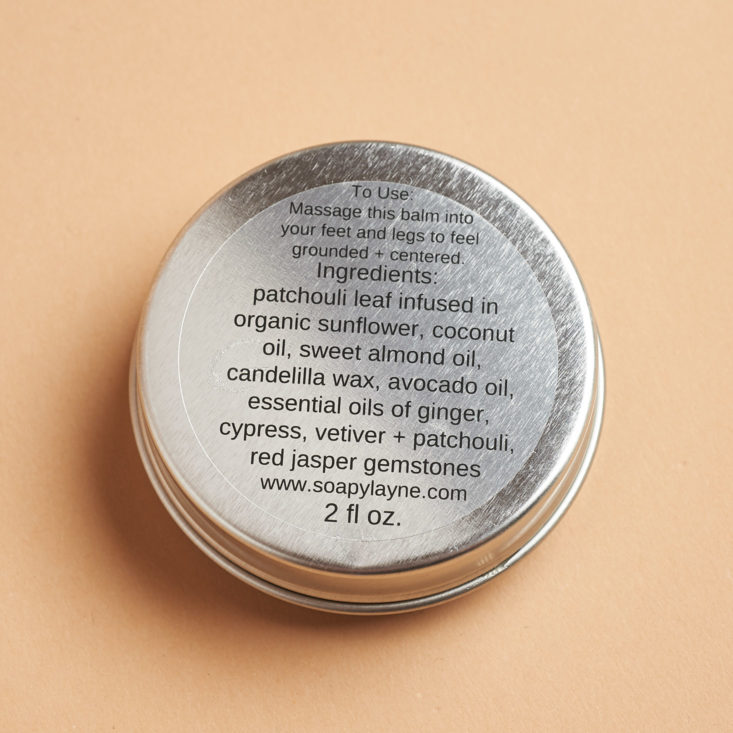 goddess provisions may 2018 tin of balm