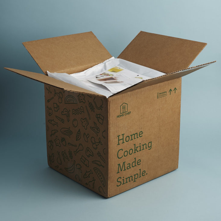 open Home Chef box