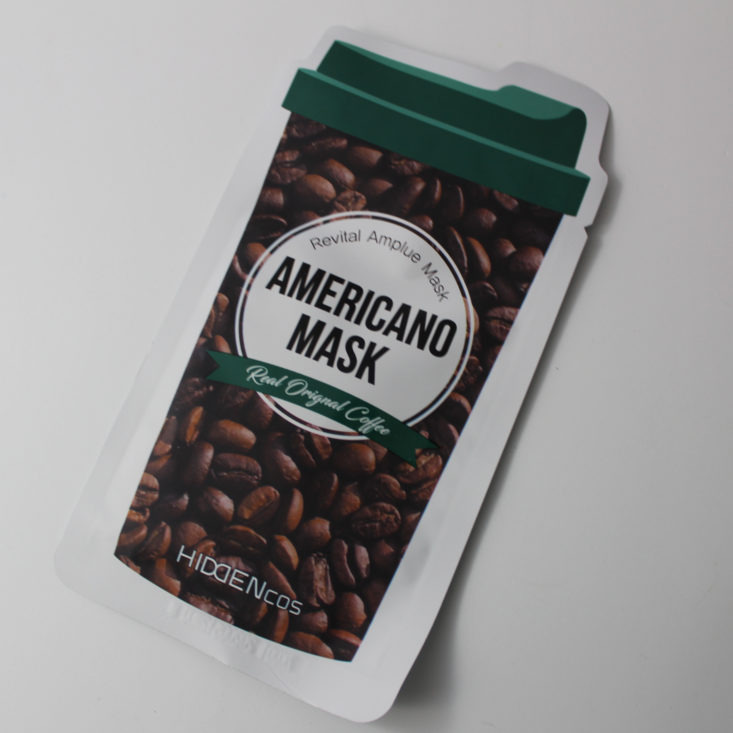 Mask Maven April 2018 Coffee