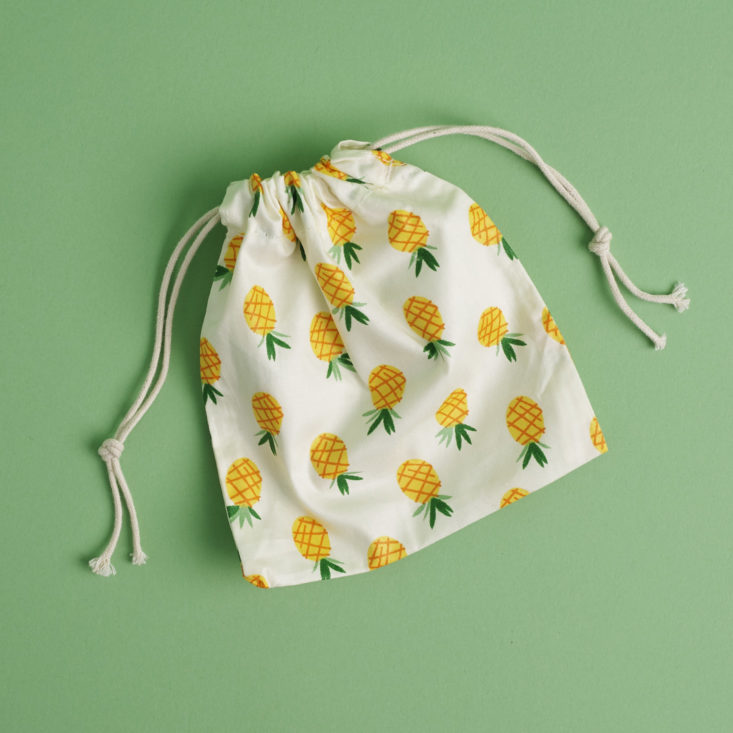 Pineapple cloth gift bag