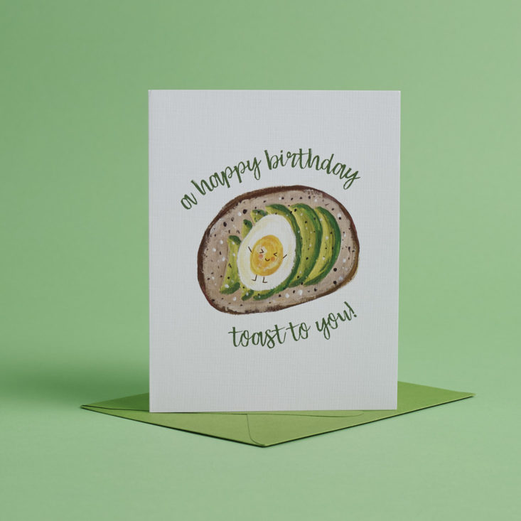 Avocado Toast Birthday Card