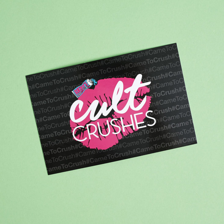 Cult Crushes info card