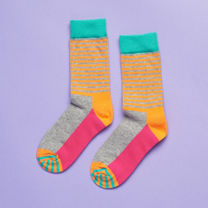 Colorblocked and striped socks from Happy Socks