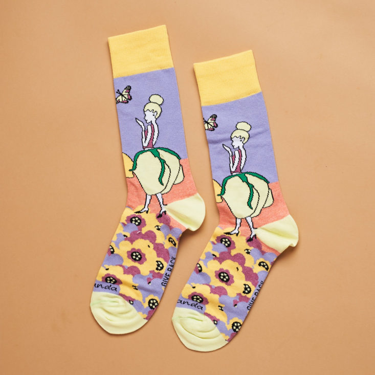 Sock Panda Fairy Socks
