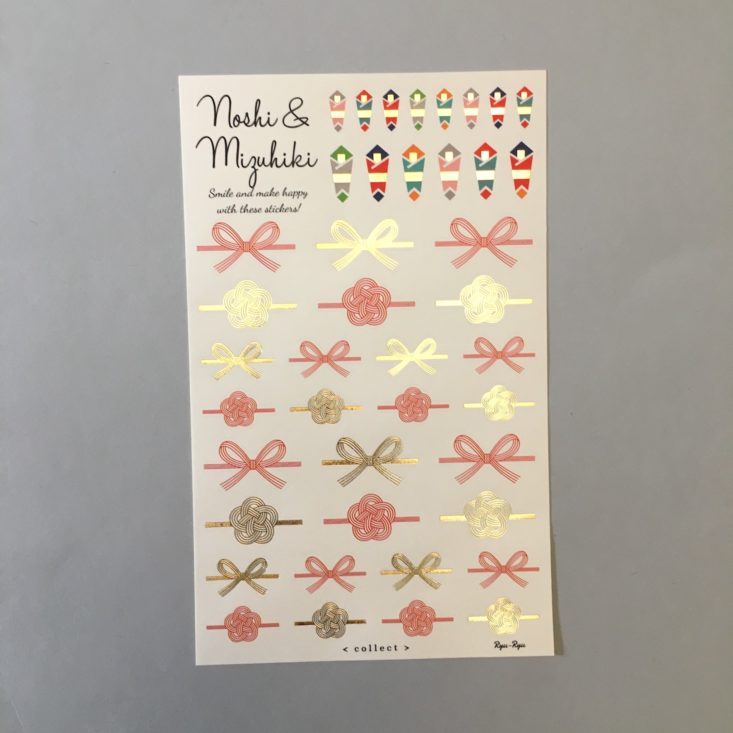 Sticky Kit May 2018 Bow Stickers