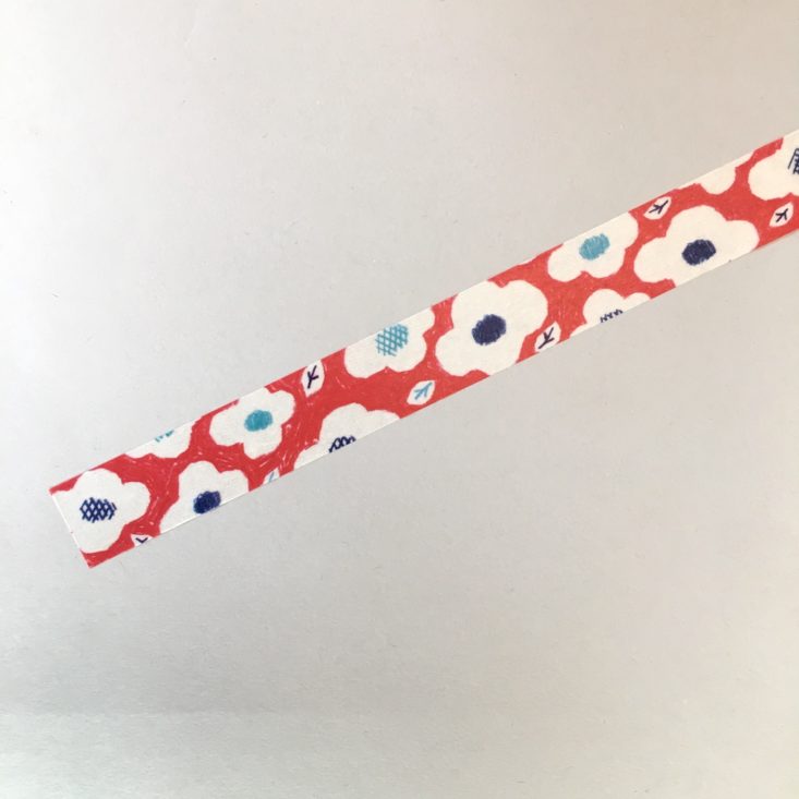 Sticky Kit Washi Tape May 2018 Red Florals