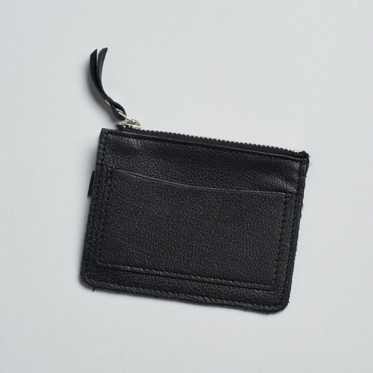 vine oh! black leather wallet