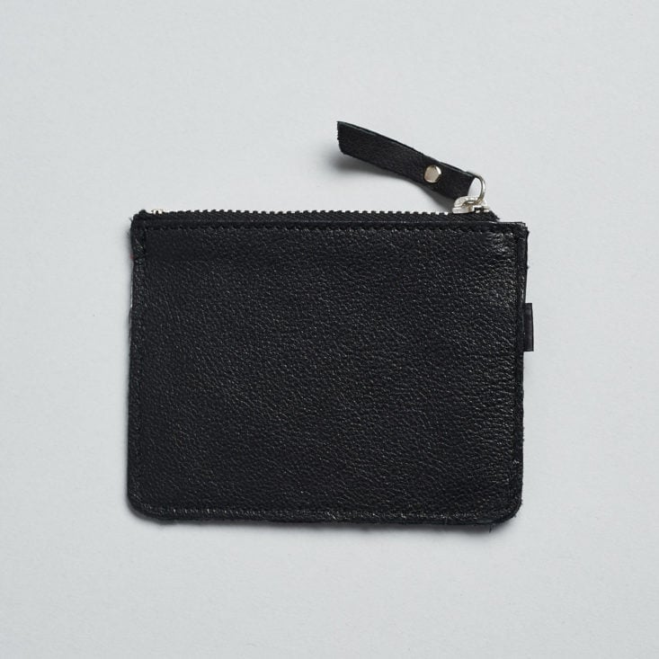 vine oh! black leather coin pouch