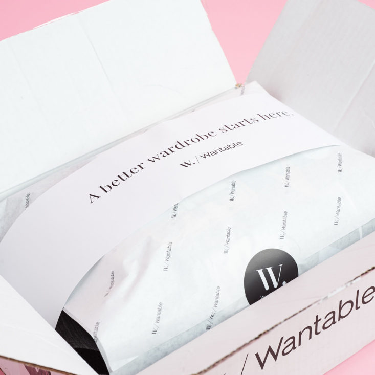 wantable fitness unboxing open box