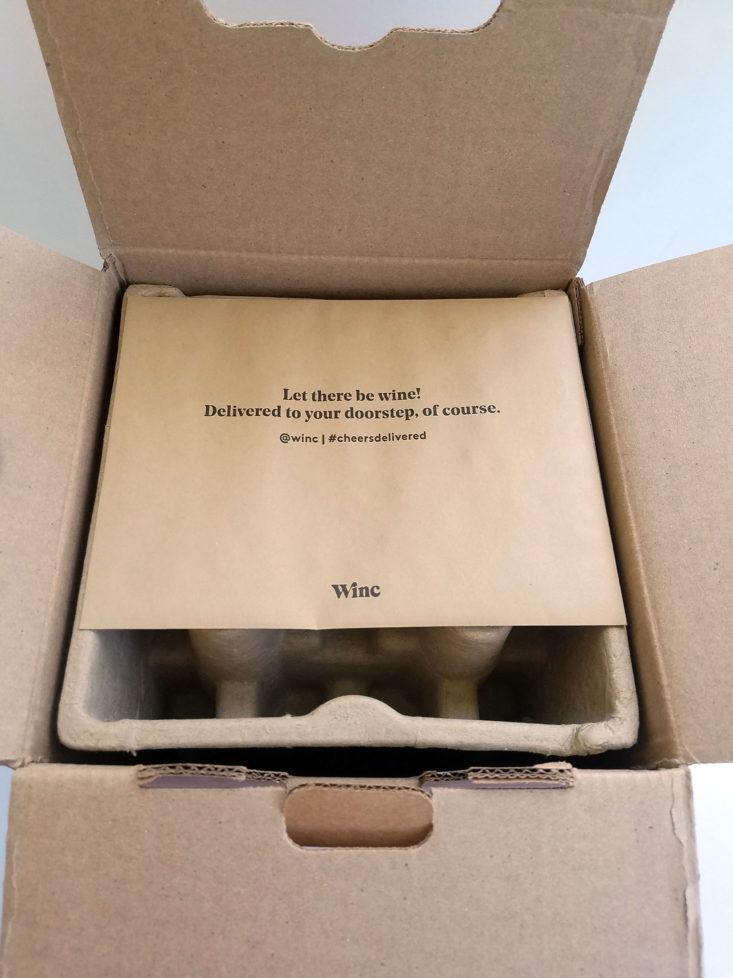 open Winc box