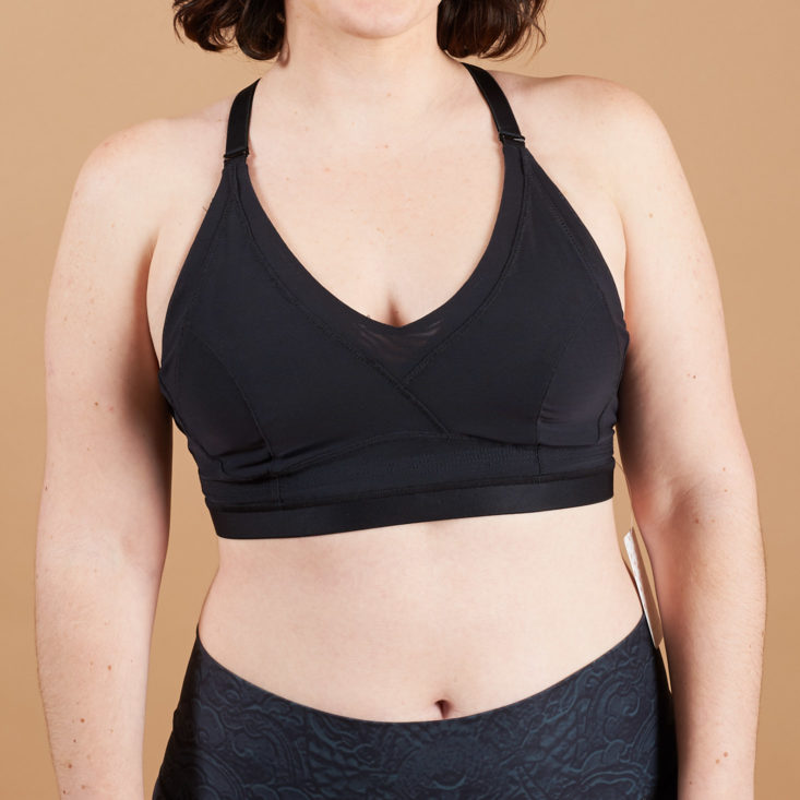 yoga club black free people bra