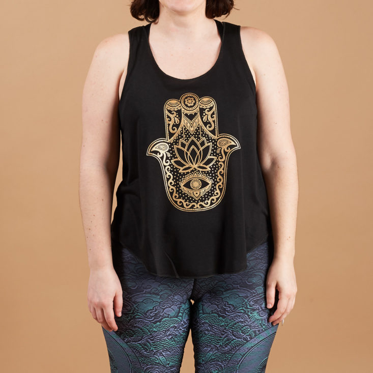 yoga club gold hand shirt