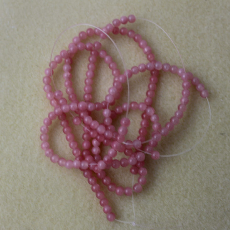Blueberry Cove Beads May 2018 Pink Rounds