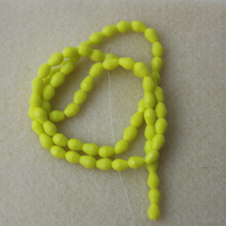 Blueberry Cove Beads May 2018 Yellow Crystals
