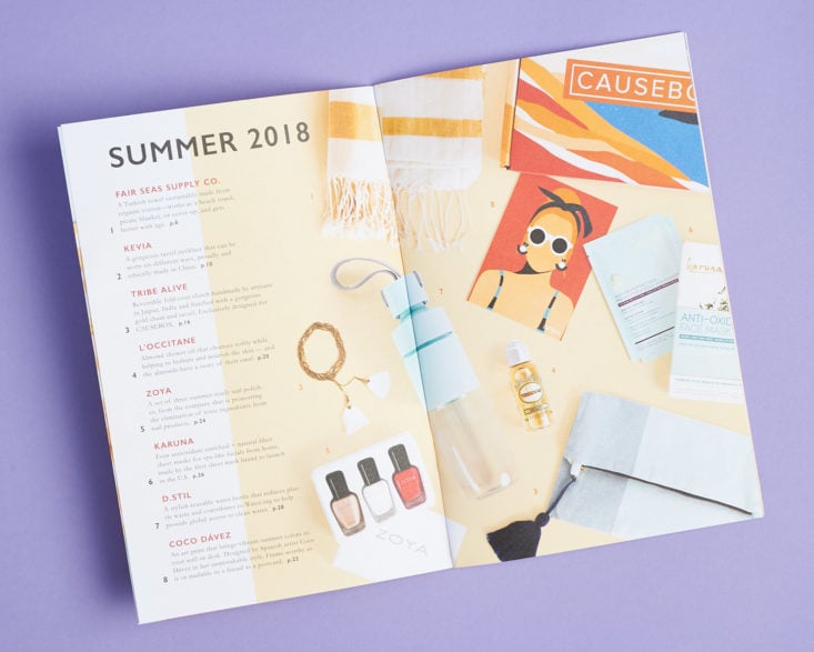 causebox summer product list