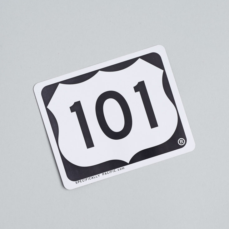 coastal cruising rt 101 sticker