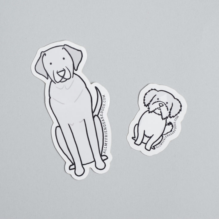 coastal cruising dog stickers