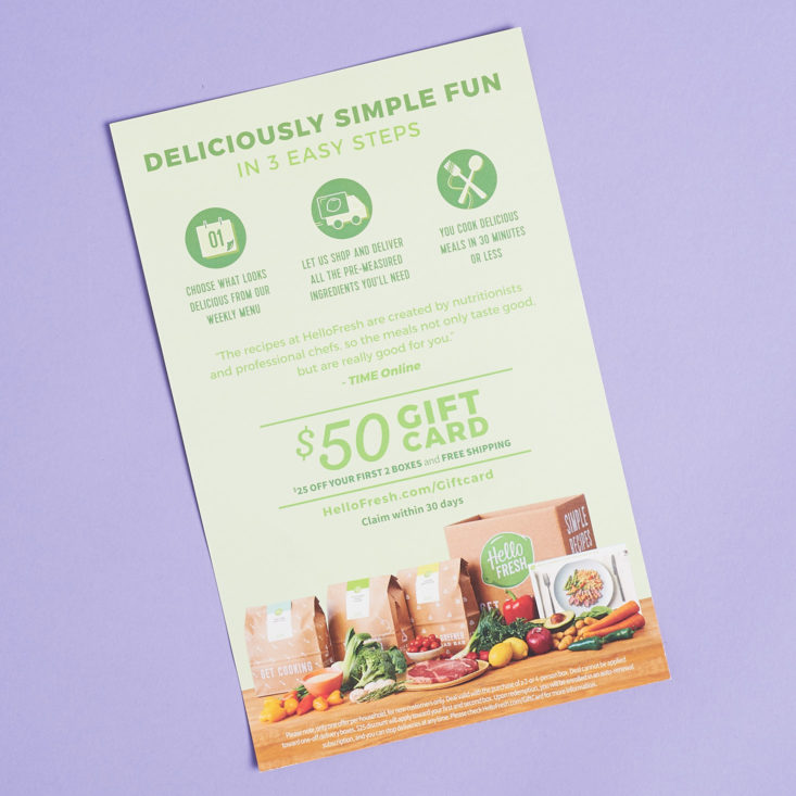 fabletics demi lovato hello fresh coupon card