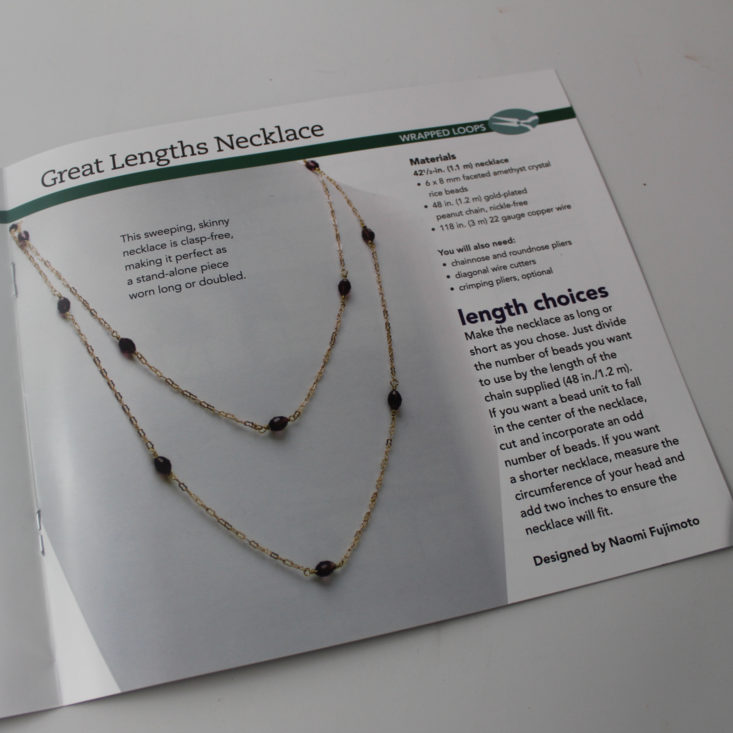 Facet Jewelry Stringing June 2018 Booklet 3
