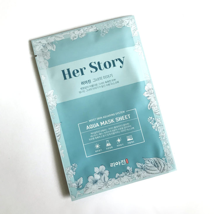 Facetory Seven Lux May 2018 - lyajin her story aqua mask pack