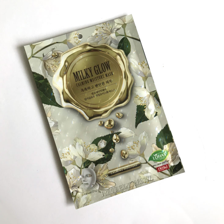 Facetory Seven Lux May 2018 - nohj milky glow calming moisture mask