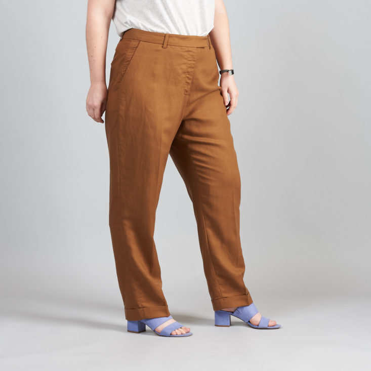 frank and oak wide leg trousers