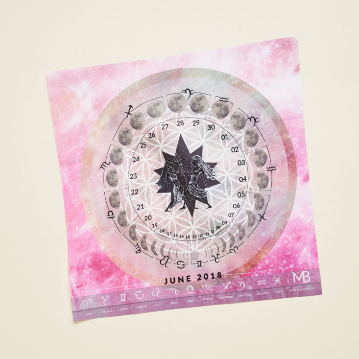 gaia collective moon box pink mat