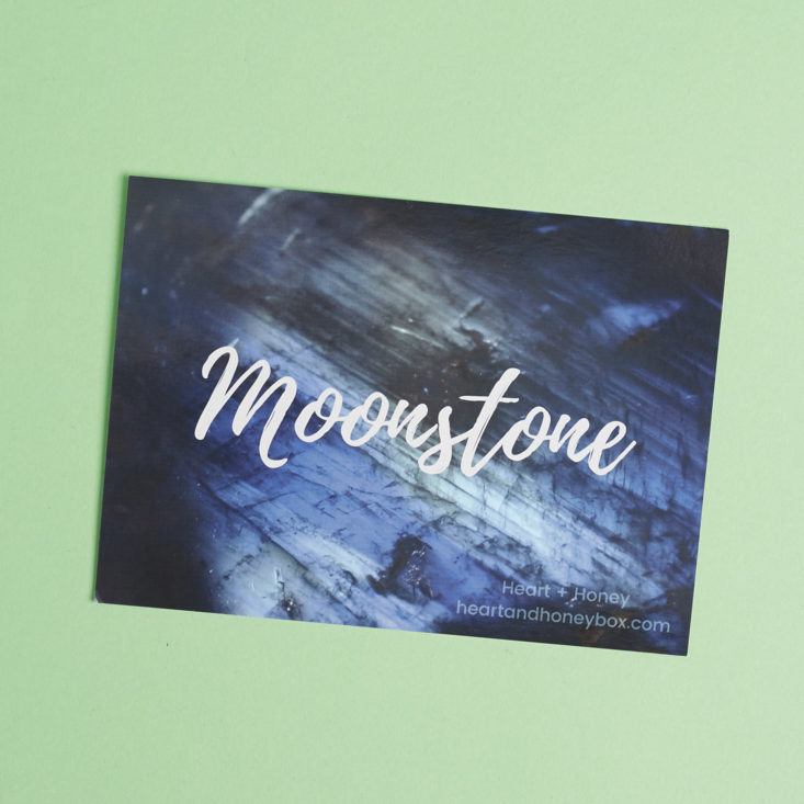 Moonstone info card