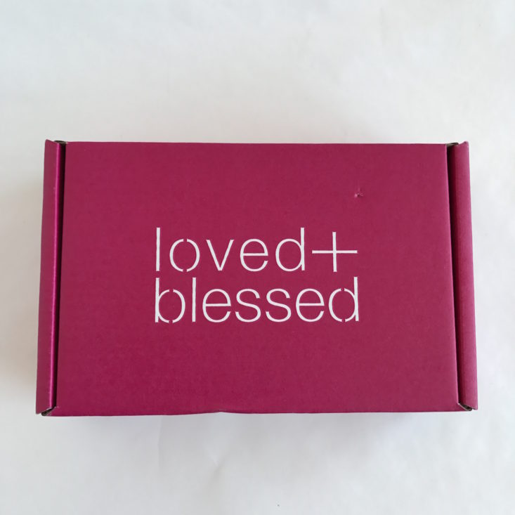 closed Loved and Blessed box