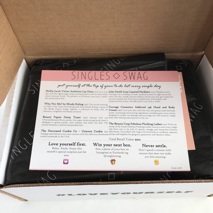 open Singlesswag box