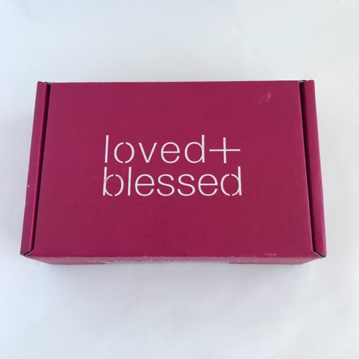 closed Loved + Blessed box