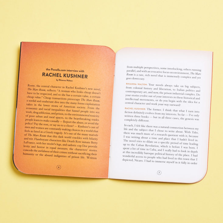 indiespensable booklet open