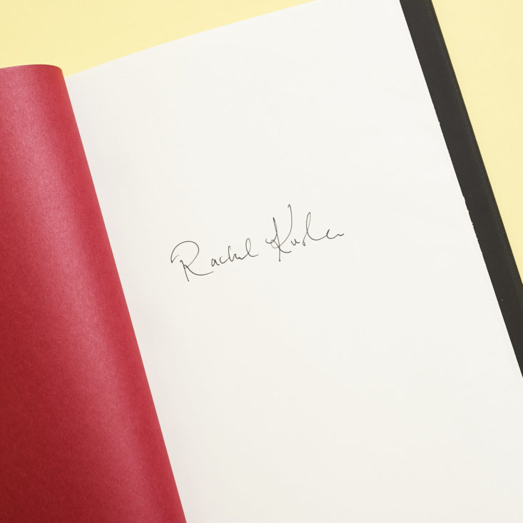 indiespensable signed copy of the mars room