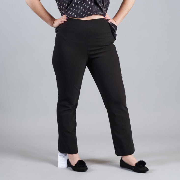 mm lafleur black highwaisted pants