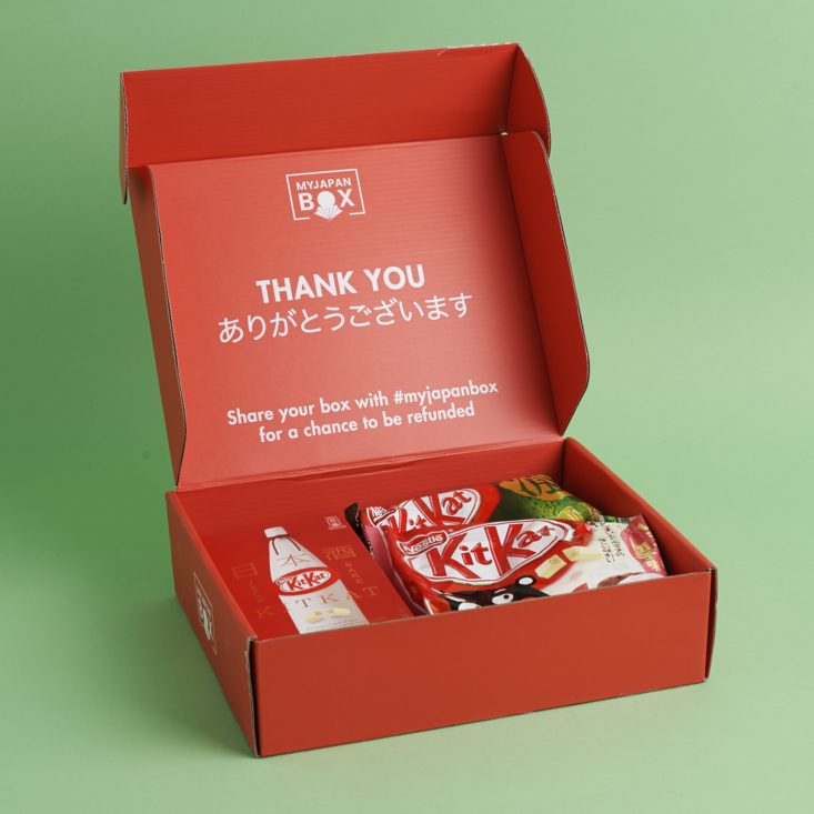 open My Japan Box KitKat