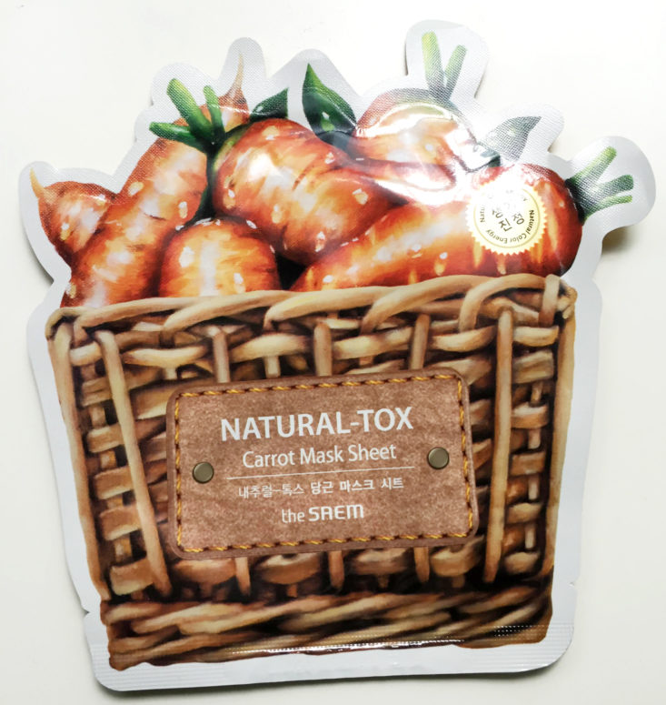 Natural-Tox Mask Sheet Carrot 
