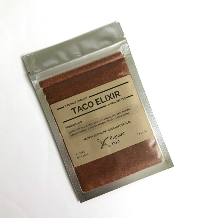 Piquant Post May 2018 - taco elixir